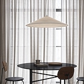 economico Luci Isola cucina-Lampadario a sospensione a LED in tessuto, 50/60/80 cm, lampada da soffitto a testa singola per loft, bar, soggiorno, sala da pranzo