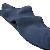 Недорогие Мужские Элитные Аксессуары-Мужчины 1 пара Носки Носки-невидимки и сверхтонкие носки Черный Белый Цвет Сплошной цвет Полотняное плетение Школа Официальные на открытом воздухе Тонкая ткань Лето Весна Осень