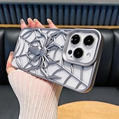 cheap iPhone Cases-Phone Case Spider Pattern for iPhone 16 Pro Max Plus iPhone 15 14 Pro Max Plus iPhone 13 Pro Max Back Cover Shockproof TPU