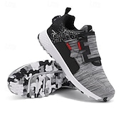 cheap Men&#039;s Golf Shoes-Men&#039;s White Golf Shoes with Multi-Traction Sole - Lightweight, Breathable Design for Outdoor Sports