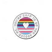 Χαμηλού Κόστους Διακοσμήσεις Pride-Καρφίτσα ουράνιου τόξου για τον μήνα υπερηφάνειας lgbtq για αγάπη, ενότητα και υπερηφάνεια περίπου 3x3 εκ.