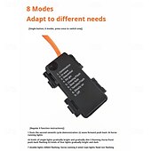 economico Striscie luci a batteria-1 corda luminosa da campeggio per esterni, 3 m/5 m/10 m, impermeabile IP66, corda antivento per tenda con 8 modalità di illuminazione, design durevole e vano batteria impermeabile AA.