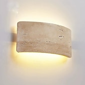 economico Luci da parete-Applique da parete a LED in pietra Wabi-Sabi, luce d&#039;atmosfera a LED, lampada da scala, cortile, balcone retrò, bagno, 110-240 V