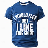 Herren Lustiger Slang T Shirt Kurzarm T-Shirt 3D-Druck Rundhalsausschnitt Hemd Mode Täglich Lustig Straße Lässig Täglich Schwarz Rote Blau Sommer Frühling Ganzjahres Bekleidung S M L XL XXL XXXL preiswerte Lustige T-Shirts für Männer-Herren Lustiger Slang T Shirt Kurzarm T-Shirt 3D-Druck Rundhalsausschnitt Hemd Mode Täglich Lustig Straße Lässig Täglich Schwarz Rote Blau Sommer Frühling Ganzjahres Bekleidung S M L XL XXL XXXL