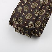 billiga Slipsar och flugor-Herr Slipsar Mode Affär Jacquard Geometrisk Bröllopsfest Dagliga kläder