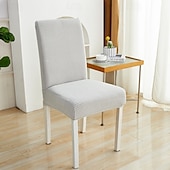 billiga Matstolsöverdrag-överdrag till matsal, stretchigt överdrag till barstol, överdrag till diskstol, pubstolsöverdrag för matsal, café, barstolsöverdrag, avtagbart möbelstolsöverdrag, jacquardtyg med elastisk botten