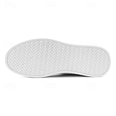 levne Pánské tenisky-Pánské bílé nazouvací tenisky se zlatým akcentem a minimalistickým designem - elegantní, módní, ideální pro ležérní vycházky a každodenní pohodlí