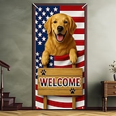 halpa Garaasi- ja ovibannerit-Itsenäisyyspäivän Ovet koristelut Ovikannet Amerikkalainen Patriotinen Kotka Ovetapetti Ovikaihdin koriste tausta Sisä-/Ulkoveranta Ovikyltti etuovelle maalaistaloon