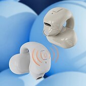 お買い得  ワイヤレスヘッドホン-オープンイヤークリップBluetoothヘッドフォンワイヤレススポーツイヤフォンアクティブノイズキャンセリングステレオサウンド長持ちバッテリーBluetooth 5.3ランニング＆ワークアウト用