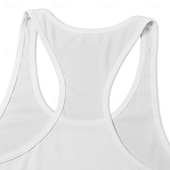 economico Canotte da palestra-Per uomo Canotta Canottiera Senza Maniche Scollo Tondo Girocollo Estate Tinta unica Striscia di Fossa Moda Designer Sportivo A coste Puro All&#039;aperto Casuale Uscire Nero Bianco Blu reale Maglietta Top
