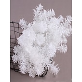 billige Kunstige planter og blomster-5 stk. simulering av tåkeblomst og rimgress, kunstige røde blomster til bryllupsdekor, bryllupsdekorasjonsmateriale, furu til hjemme- og arrangementdekorasjon