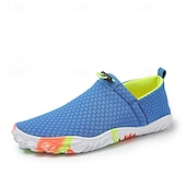 billige Sneakers til herrer-Slip-on nettingsko for menn i beige og oransje – elastiske, pustende loafers for reiser, sommerutflukter og enkel bruk på farten