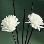 economico Piante e Fiori Artificiali-Diffusore di deodorante per ambienti a forma di fiore artificiale, decorazione ad espansione di profumo non infiammabile, diffusore di fragranze in PE per casa, soggiorno, bagno, matrimonio,