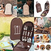 economico Attrezzatura da Campeggio-Borsa portautensili da campeggio per viaggi all&#039;aperto, comoda borsa portautensili da campeggio portatile, borsa da viaggio per coltelli
