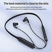 abordables Écouteurs Bluetooth sans fil-Écouteurs à bandeau Bluetooth avec emplacement pour carte MP3 – Écouteurs intra-auriculaires sans fil avec micro écouteurs de sport étanches pour appareils mobiles