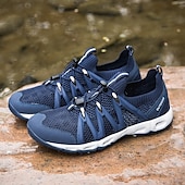 cheap Men&#039;s Sneakers-Men&#039;s Breathable Hiking Shoes with Cushioned Support, Slip-Resistant Sole and Quick-Dry Technology - Ideal for Adventure and Trekking