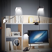 abordables Lampes de lecture-lampes de lecture rechargeables pour lire la nuit au lit 6 lampes de lecture à LED &amp;Fonction mémoire - 3 températures de couleur, 5 niveaux de luminosité réglables, lampes à pince légères pour les