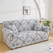 baratos Cobertura de Sofa-Capa de sofá em tecido jacquard elástico, capa de sofá secional em formato de L, capa de canto para sala de estar, 1/2/3/4 lugares