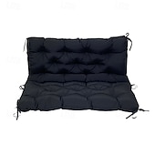 baratos Cobertura de Sofa-Almofada de assento de balanço grossa para balanço externo, almofadas de reposição para balanço de varanda de 2 ou 3 lugares, verde