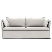 cheap Sofa Cover-Sofa Cover Suitable For BACKSÄLEN Sofa Solid Color Quilted Velvet Slipcovers