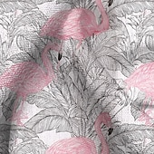preiswerte Vögel &amp; Tiere-Herren Flamingo Vogel Palmblatt Hemd Sommer Hawaiihemd Knopfhemd Kurzarm Hawaiianisch Resort Urlaub Ferien Strandbekleidung Sommer Frühling Umlegekragen 3D-Druck Hemden mit Kragen Rosa Blau Grün