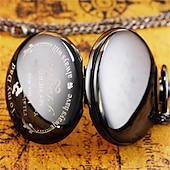 halpa Taskukellot-kvartsi taskukello vintage riipus fob ketju taskukello isälle isänpäiväidea