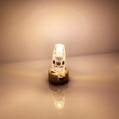 זול נורות דו-פיניות לד-נורות לד G4 AC/DC12V-24V 2W ניתן לעמעום נורת G4 דו-פינית T3 JC בבסיס שווה ערך לנורת הלוגן G4 של 20W לבן לבן חם לנברשת קריסטל 10 יחידות