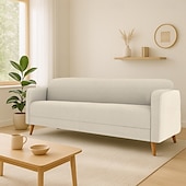 cheap Sofa Cover-Sofa Cover Solid Color Quilted Polyester Slipcovers