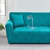 preiswerte Sofabezug-wasserabweisender Sofabezug 1/2/3/4 Sitzer Sofabezug für Wohnzimmer elastischer L-förmiger Ecksofabezug Couchbezug