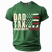  Ανδρικό γραφικό T-Shirt - Αστείο Φορολογικό Πατέρα όχι δηλητήριο κοντό μανίκι οικογενειακό δώρο χιούμορ