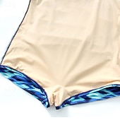 abordables Maillots une pièce et tankinis-Femmes Maillot de bain 1 pièce Dos Nu Découpé Maillot de Bain Maillots de Bain Noir Bleu Respirant Séchage Rapide Sans manches - Natation Surf Plongée en apnée Été