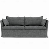 cheap Sofa Cover-Sofa Cover Suitable For BACKSÄLEN Sofa Solid Color Quilted Slipcovers