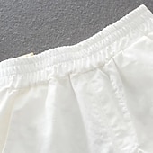 halpa Alaosat-Lapset Poikien Shortsit Tasku Yhtenäinen väri Soft Comfort Shortsit Koulu Perus Valkoinen Keltainen Sininen Keski vyötärö