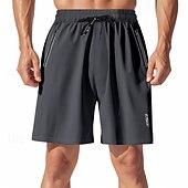 baratos Calções Estilo Casual-Homens calções atléticos Calção Shorts de Corrida Shorts de Academia Esporte Diário Secagem Rápida Alta elasticidade Confortável Bolsos Com Cordão Cintura elástica Tecido Curto Ginástica Casual