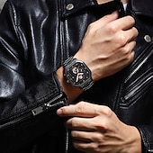 baratos Relógios Quartz-992 novo relógio masculino multifuncional à prova d&#039;água com luz noturna e esportes ao ar livre relógio de quartzo masculino
