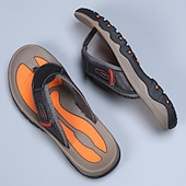 levne Sandály na dovolenou-Pánské outdoorové žabky s T-strap páskem a polstrovanou podrážkou, odolný vzor, sportovní vzhled pro dospělé, vhodné pro plážové aktivity, turistiku, použití u bazénu, letní dovolenou