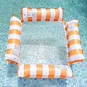 cheap Beach &amp; Outdoor Toys-1 Pack Hammock Pool Floats Adults Multi-Purpose Inflatable Pool Floats PVC Water Hammock Lounge Floaties