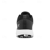 cheap Men&#039;s Golf Shoes-Men&#039;s Black and Gray Golf Shoes with Non-Slip Sole - Comfortable and Durable Footwear for Professional Golfers