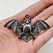 levne Halloween koupel-Háčky na sprchový závěs s netopýry pro dekoraci koupelny na téma Halloween nerezové ocelové háčky pro závěsy na sprchové tyče pro Halloween párty gotickou strašidelnou dekoraci 1 ks