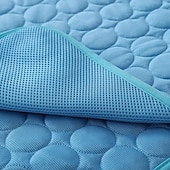 abordables Tapis de Refroidissement-Tapis rafraîchissant pour chien - lit rafraîchissant instantané pour chien &amp;chats non toxiques &amp;tapis rafraîchissant antidérapant lavable en machine pour l&#039;intérieur &amp;utilisation en voyage
