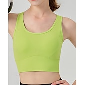 economico Camicia Donna-Per donna Reggiseno da tennis Senza Maniche Rete Traspirante Resistente agli urti Tennis Golf Corsa Il giro Tinta unita Nero Bianco Rosa Abbigliamento da tennis