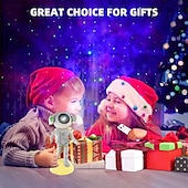 cheap Star Galaxy Projector Lights-1 Pc Galaxy Projector Lamp Standing Astronaut Shaped Starry Sky Projection Light Astronaut Starry Sky Atmosphere Light Party Dinner Bedroom Restaurant Atmosphere Light Type-C Plug in