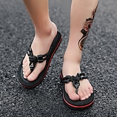 billiga Semester Sandaler-Herrbruna flip-flops i repstil med vadderad sula – bohemiskt inspirerade sommarsandaler för kustpromenader, stränder och vardagsbruk