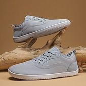 billiga Herrsneakers-Helvita herrsneakers i canvas – minimalistiska vardagsskor för pendling, college och vardagliga fredagar
