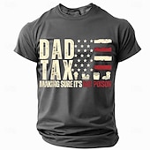  Ανδρικό γραφικό T-Shirt - Αστείο Φορολογικό Πατέρα όχι δηλητήριο κοντό μανίκι οικογενειακό δώρο χιούμορ