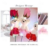 cheap Gifts-Romantic Bear Soap Bouquet, Ideal Gift for Mother&#039;s Day, Valentine&#039;s Day, Father&#039;s Day, Christmas, Wedding Party, and Home Decoration, Simulation Flower for Event Promotion