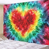 preiswerte Kunst Wandteppiche-Juni Pride Monat Regenbogen Krawatte Farbstoff hängen Wandteppich Wandkunst große Wandteppich Wandbild Dekor Fotografie Hintergrund Decke Vorhang Haus Schlafzimmer Wohnzimmer Dekoration