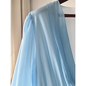 preiswerte Elegante Blumenkleider-Damen Langes Kleid Maxikleid Freizeitkleid Blumenkleid Elegant Mode Romantisch Outdoor Ferien Date Normale Passform Blume Langarm V Ausschnitt Weiß Blau Sommer Frühling