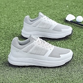 cheap Men&#039;s Golf Shoes-Men&#039;s Black and Gray Golf Shoes with Non-Slip Sole - Comfortable and Durable Footwear for Professional Golfers