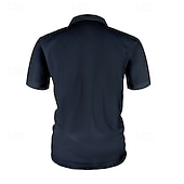 preiswerte Klassisches Poloshirt für Herren-Herren Golfshirt Golf Poloshirts Arbeit Lässig Revers Kurzarm Basic Modern Einfach Knöpfe Jacquard Sommer Normale Passform Schwarz Weiß Marineblau Blau Meerblau Dunkelgray Golfshirt